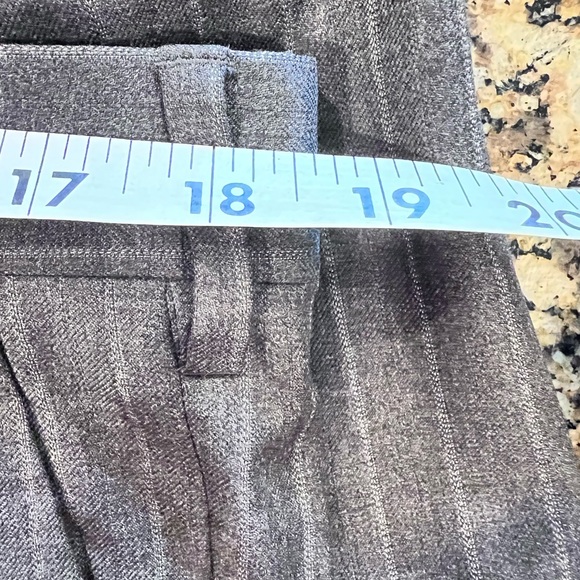 Brooks Bothers X Loro Piana Pinstriped Gray Wool Suit Size 44 X 38 - Picture 15 of 16